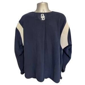 Majestic Blue and White “OD” Embroidered Fleece Pullover Size XXL
